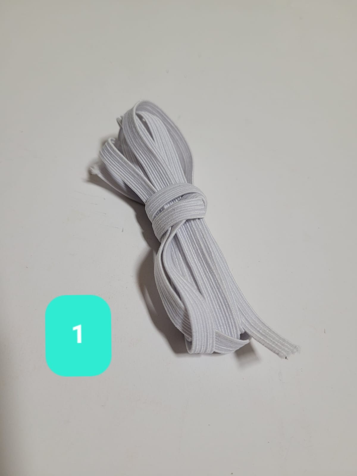 ELASTICO COLOR BLANCO