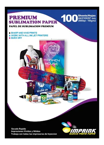 PAPEL DE SUBLIMACIÓN A4
